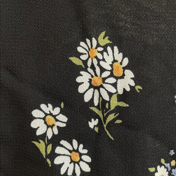 Reformation Idalia Floral Black Dress Open Back - Picture 6 of 9